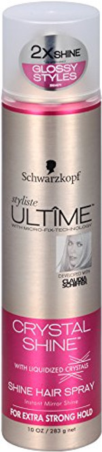 Schwarzkopf Styliste Ultime Crystal Shine Hairspray  10 Ounce