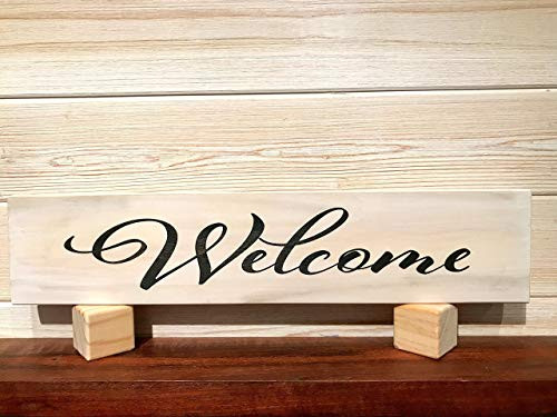 Welcome Wall Plaque Laser Engraved Personalized Custom Sign 162 by SignsByAllSeasons