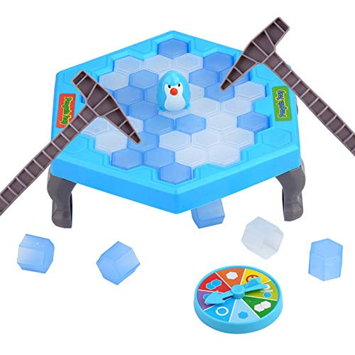 Save Penguin On Ice Game Kids Puzzle Table Games Penguin ice Pounding Penguin Ice Cubes Save Penguin Knock ice Block Wall Toys Desktop Paternity Interactive Game