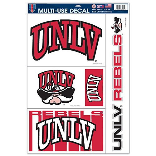 WinCraft NCAA University of Nevada Las Vegas 88255061 Multi Use Decal  11 x 17  Black