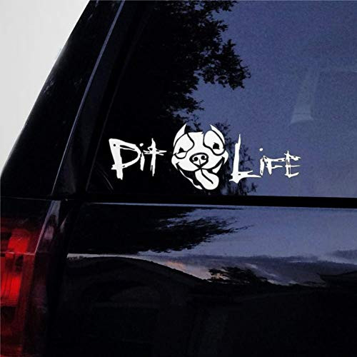 DONL9BAUER Happy Pit Face Life Ultimate Graphic Dog Car Decals Laptop Decal Car Window Stickers Vinyl Decal Sticker for Cars Bumpers Windows Trucks