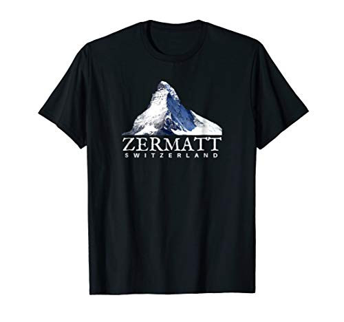 Zermatt Switzerland T-Shirt Swiss Alps Mountain Tee Zermatt Switzerland T-Shirt Swiss Alps Mountain Tee