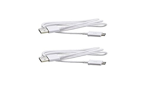 Samsung Micro USB Charging Data Cable for Galaxy S2/S3/S4/Note 1/2, 2 Pack - Non-Retail Packaging - White Samsung Micro USB Charging Data Cable for Galaxy S2/S3/S4/Note 1/2, 2 Pack - Non-Retail Packaging - White
