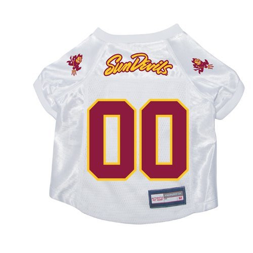 NCAA Arizona State Sun Devils Premium Pet Dog Jersey w Name Tag Medium