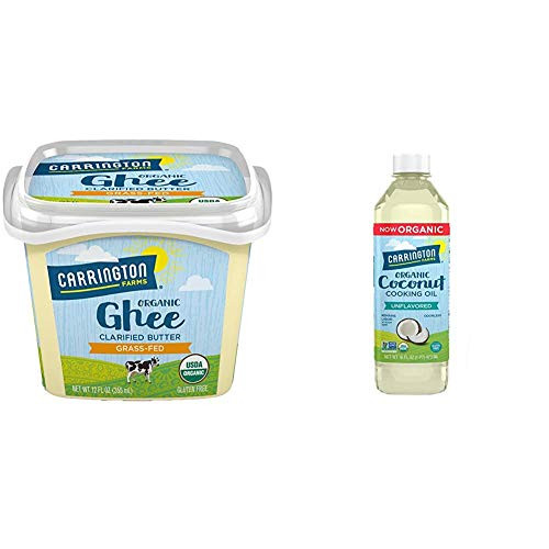 USDA Certified Organic Grass Fed Ghee  12oz.  Compare Our Cost Per Ounce  and  gluten free  hexane free  NON-GMO  free of hydrogenated and trans fats in a BPA free bottle  unflavored  16 Fl Oz