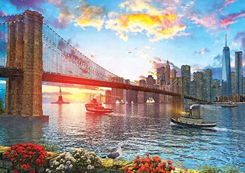 Heidi Art 1000 Piece Jigsaw Puzzle Sunset on New York