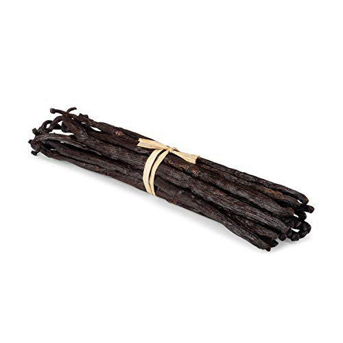 10 Madagascar Vanilla Bean - Prime Bourbon Grade A 6-7 inches Great for Baking Homemade Extract vanilla paste Brewing Coffee Cooking etc. Average length 6-7 inches. 10 Beans 10 Madagascar Vanilla Bean - Prime Bourbon Grade A 6-7 inches Great for Baking Homemade Extract vanilla paste Brewing Coffee Cooking etc. Average length 6-7 inches. 10 Beans