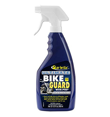 STAR BRITE Ultimate Bike Guard with PTEF - Motorcycle Detailer  and  Protectant 22 oz Spray