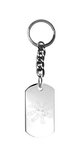 Pot Smoking Pals Happy Smiling Sun Ray Warm Stoner Friend - Metal Ring Key Chain Keychain