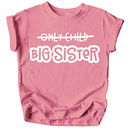 Olive Loves Apple Big Sister Baby Reveal Only Child is Going to Be a Big Sister New Sibling Announcement T-Shirts and Raglans White on Mauve Shirt Youth Small Olive Loves Apple Big Sister Baby Reveal Only Child is Going to Be a Big Sister New Sibling Announcement T-Shirts and Raglans White on Mauve Shirt Youth Small