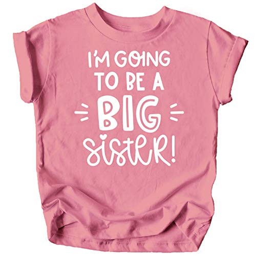 Olive Loves Apple Big Sister New Baby Reveal I m Going to Be A Big Sister New Sibling Announcement T-Shirts and Raglans White on Mauve Shirt Youth Medium Olive Loves Apple Big Sister New Baby Reveal I m Going to Be A Big Sister New Sibling Announcement T-Shirts and Raglans White on Mauve Shirt Youth Medium