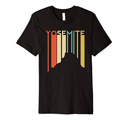 Yosemite National Park Retro Half Dome El Capitan California Premium T-Shirt Yosemite National Park Retro Half Dome El Capitan California Premium T-Shirt