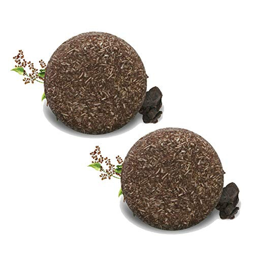 AFGQIANG Organic Grey Reverse Shampoo Bar-100 percent Natural Organic Conditioner Soap - Essence Hair Darkening Shampoo Soap Volumizing  and  Moisturizing