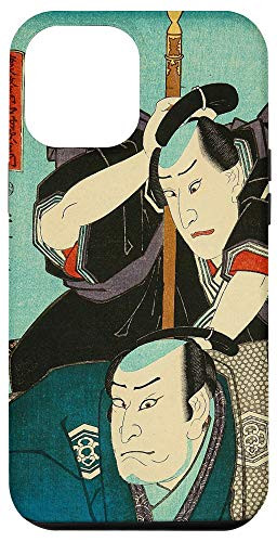 iPhone 12 Pro Max Samurai Ronin Japanese Vintage Woodblock Japan Art Print Case