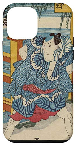 iPhone 12 mini Japanese Vintage Samurai Ronin Woodblock Japan Art Print Case