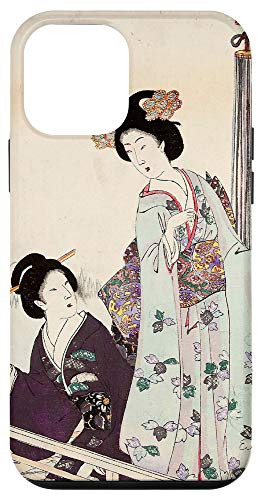 iPhone 12 mini Japanese Geisha Women Vintage Woodblock Japan Art Print Case