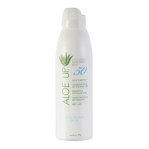 Aloe Up White Collection SPF 50 Continuous Spray Sunscreen 6oz