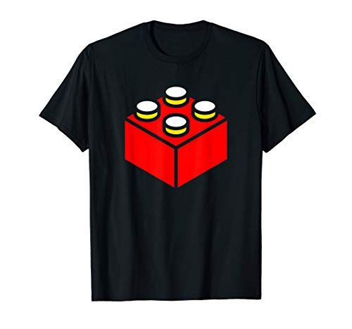 Building Brick - Toy Block Minimal - Master Builder T-Shirt