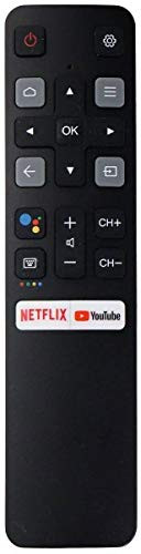 New RC802V Voice Command Smart Remote Compatible for Android 4K UHD TCL Smart Televisions.