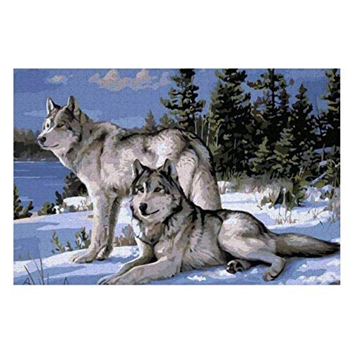 300 Piece Wooden Jigsaw Puzzle Snow Wolf Large Puzzle Game for Adults and Teenagers 300 Piece Wooden Jigsaw Puzzle Snow Wolf Large Puzzle Game for Adults and Teenagers