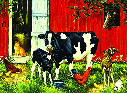 Old MacDonald s Farm 500 pc Oversized Pieces Jigsaw Puzzle by SUNSOUT INC Old MacDonald s Farm 500 pc Oversized Pieces Jigsaw Puzzle by SUNSOUT INC