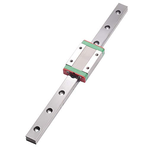 CNC Part MR12 12mm Linear Rail Guide MGN12 Length 100mm with Mini MGN12H Linear Block Carriage Miniature Linear Motion Guide Way  Press The Block to Slide