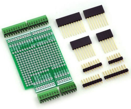 Prototype Screw Shield Board Kit For Arduino UNO R3  0.1 inch Mini Terminal Block.