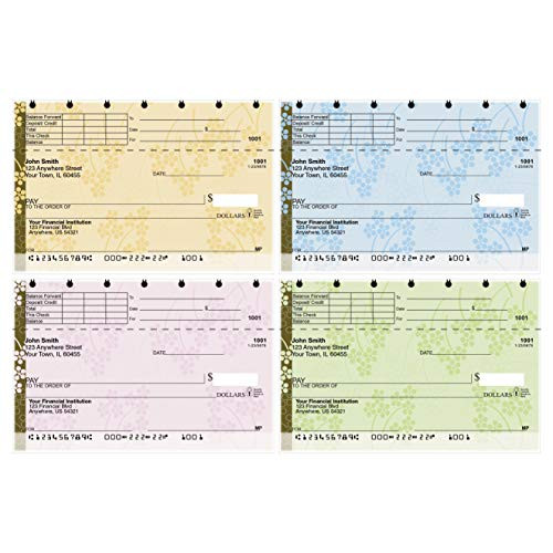 Soft Vines Top Stub Value Priced Personal Checks 1 Box of Checks Qty. 160 Soft Vines Top Stub Value Priced Personal Checks 1 Box of Checks Qty. 160