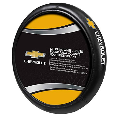 Plasticolor Chevy Gold Bowtie Style Premium Speed Grip Steering Wheel Cover