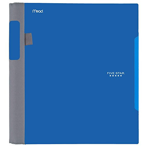 Five Star Advance Spiral Notebook, 1 Subject, College Ruled Paper, 100 Sheets, 11" x 8-1/2", Blue (72886)
