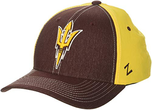 NCAA Zephyr Arizona State Sun Devils mens Clash Waterproof Performance Hat  Medium Large  Maroon