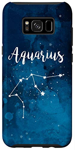 Galaxy S8 plus Aquarius Zodiac Constellation Horoscope Astrology Sun Sign Case