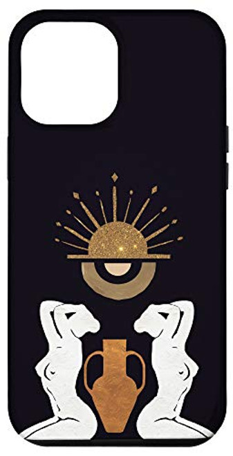 iPhone 12 Pro Max Abstract Celestial Sun Moon Goddess Twins Phone Case iPhone 12 Pro Max Abstract Celestial Sun Moon Goddess Twins Phone Case