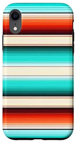 iPhone XR West Western Country Boho Southwestern Stripes Sunset Desert Case