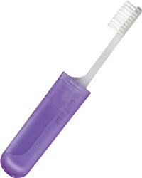 Sun Toothbrush Gum Travel Ortho Soft V Trim Compact Pkg 12