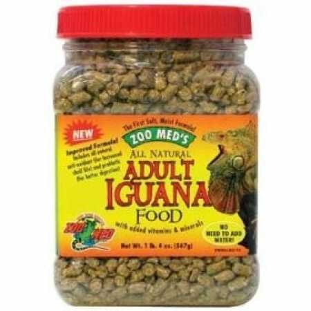 Zoo Med Laboratories SZMZM85 Iguana Adult Soft-Moist Pellets  10-Ounce