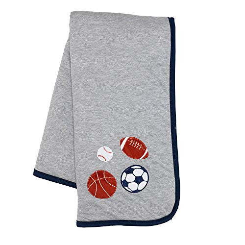 Lambs and Ivy Hall of Fame Sports Jersey Sherpa Cozy Baby Blanket Lambs and Ivy Hall of Fame Sports Jersey Sherpa Cozy Baby Blanket