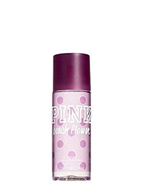 Victoria s secret Pink New! Scent Beach Flower Travel-Size Body Mist 75 ml 2.5 fl. oz