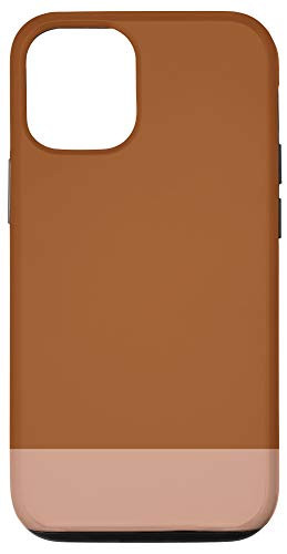 iPhone 12 12 Pro Minimalist Earth Tones Solid Color Block Case