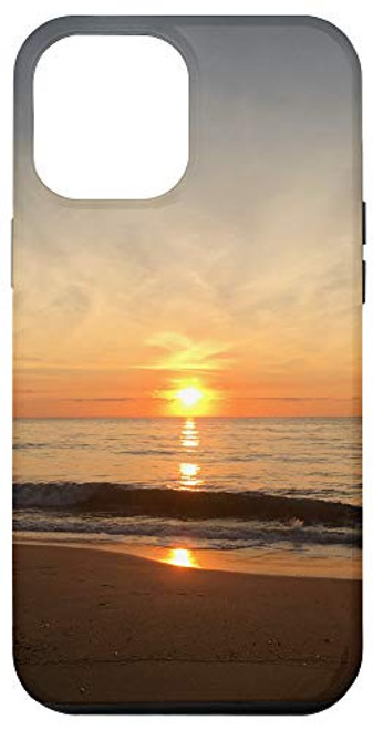 iPhone 12 Pro Max Beach Sunrise Ocean Aesthetic Nature Scene Case