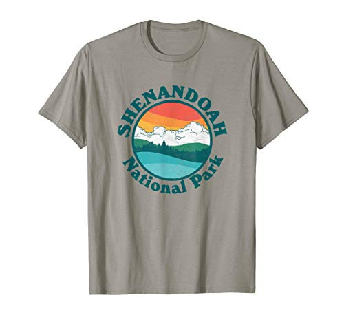 Vintage Shenandoah National Park Retro Mountains  and  Sky T-Shirt