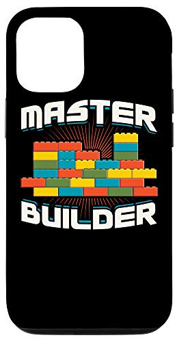 iPhone 12 12 Pro Master Builder Building Blocks Toy Bricks Gift Design Case