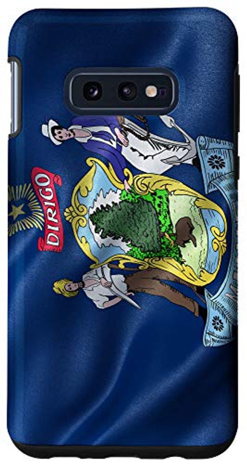 Galaxy S10e Flag of Maine USA National Symbol Pride Travel Case Galaxy S10e Flag of Maine USA National Symbol Pride Travel Case