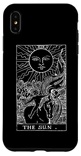 iPhone XS Max Vintage Tarot Card The Sun Celestial  Fortune Teller Case
