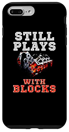 iPhone 7 Plus 8 Plus Still Plays with Blocks Drag Racing Engine Case