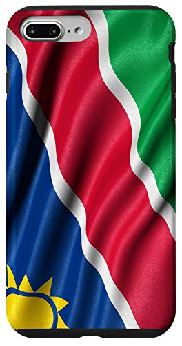 iPhone 7 Plus 8 Plus Flag of Namibia Namibian National Symbol Pride Travel Case