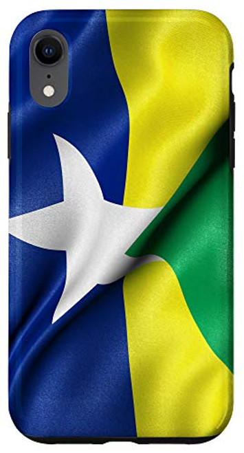iPhone XR Flag of Rondonia Brazil National Symbol Pride Travel Case