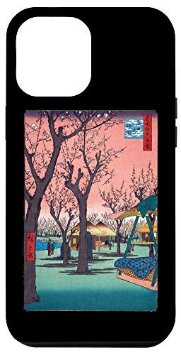 iPhone 12 Pro Max Japanese Cherry vintage Blossom Japanese Woodblock Art Print Case