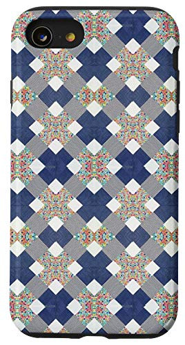 iPhone SE  2020    7   8 Phone Case with Quilt Block Pattern Case