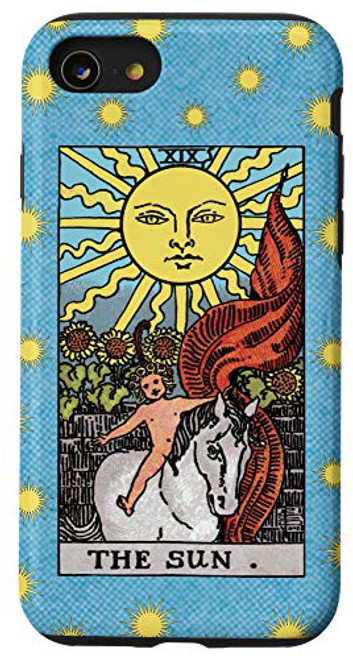 iPhone SE 2020 7 8 Tarot Card The Sun for Tarot Card Reader Case iPhone SE 2020 7 8 Tarot Card The Sun for Tarot Card Reader Case